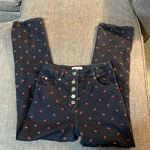 COPY - COPY - Miaou jeans glitter cherries size 27 (4)